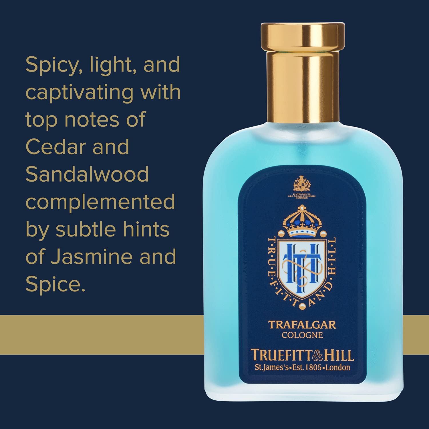 Amazon.com : Truefitt & Hill Trafalgar Cologne 3.38 oz : Beauty